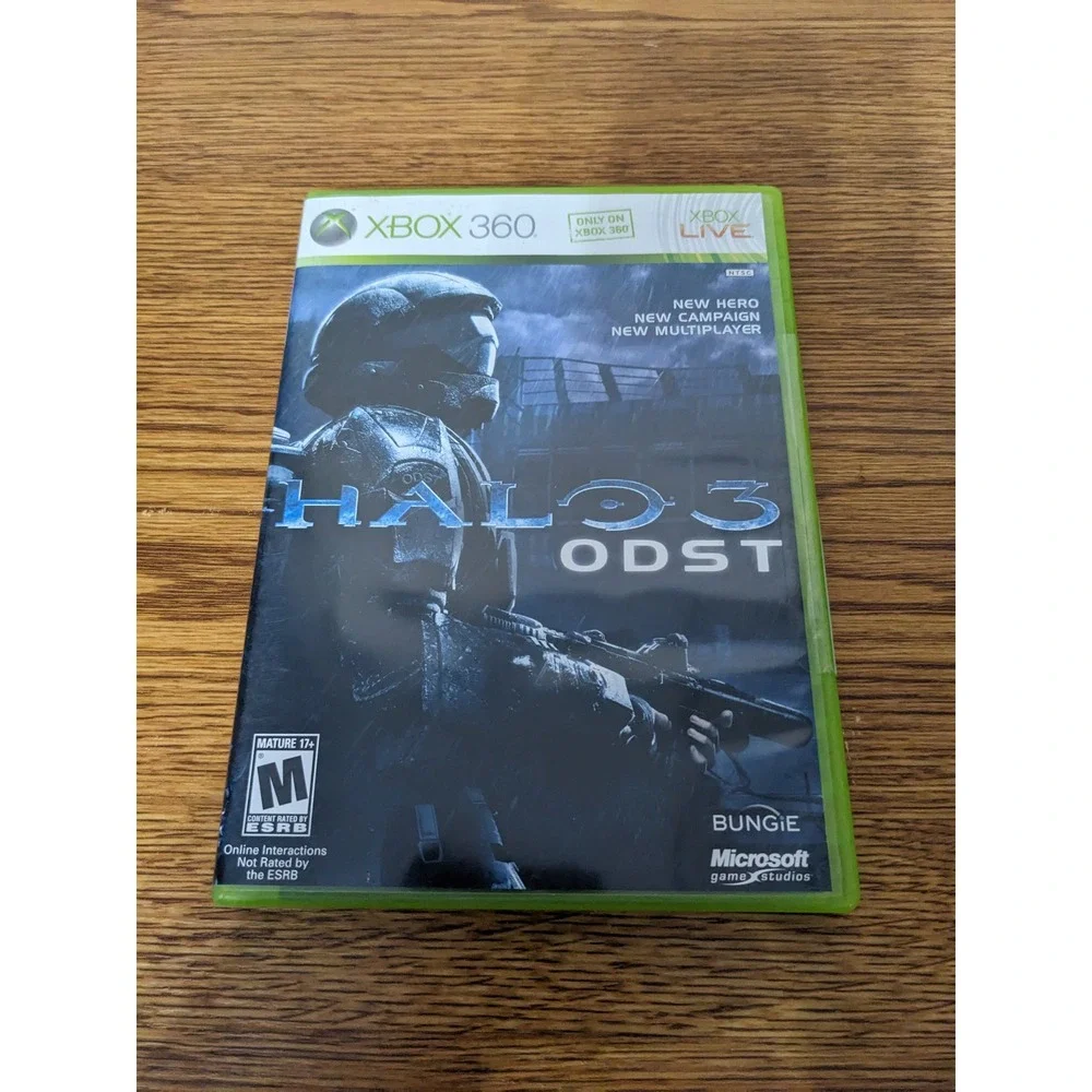 Halo 3 ODST Microsoft Xbox 360 see descrition Manual NTSC 2009